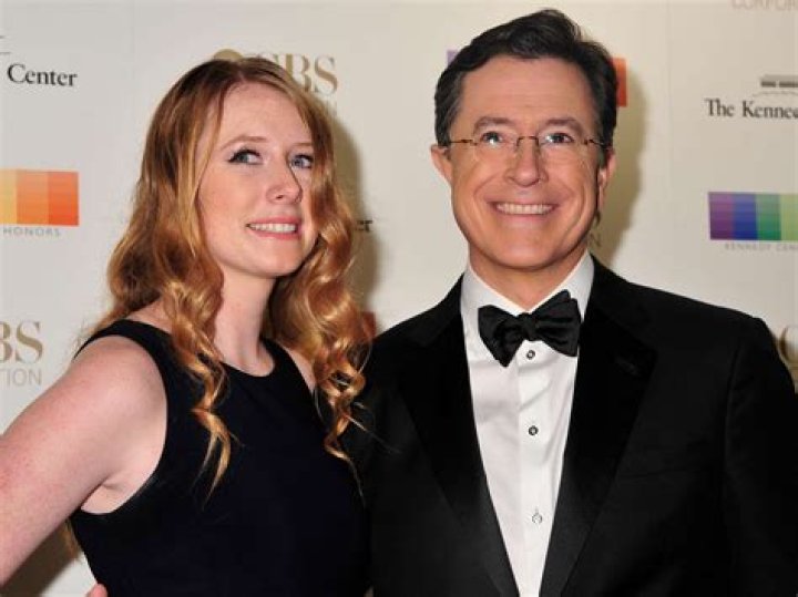 The wife, family and children of Stephen Colbert